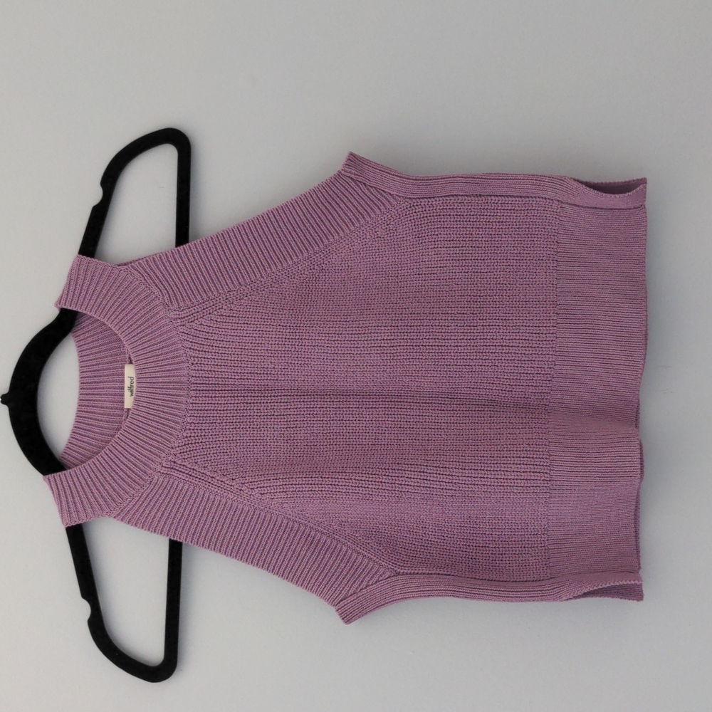 Lavender Wilfred Crevier Cropped Sweater Top